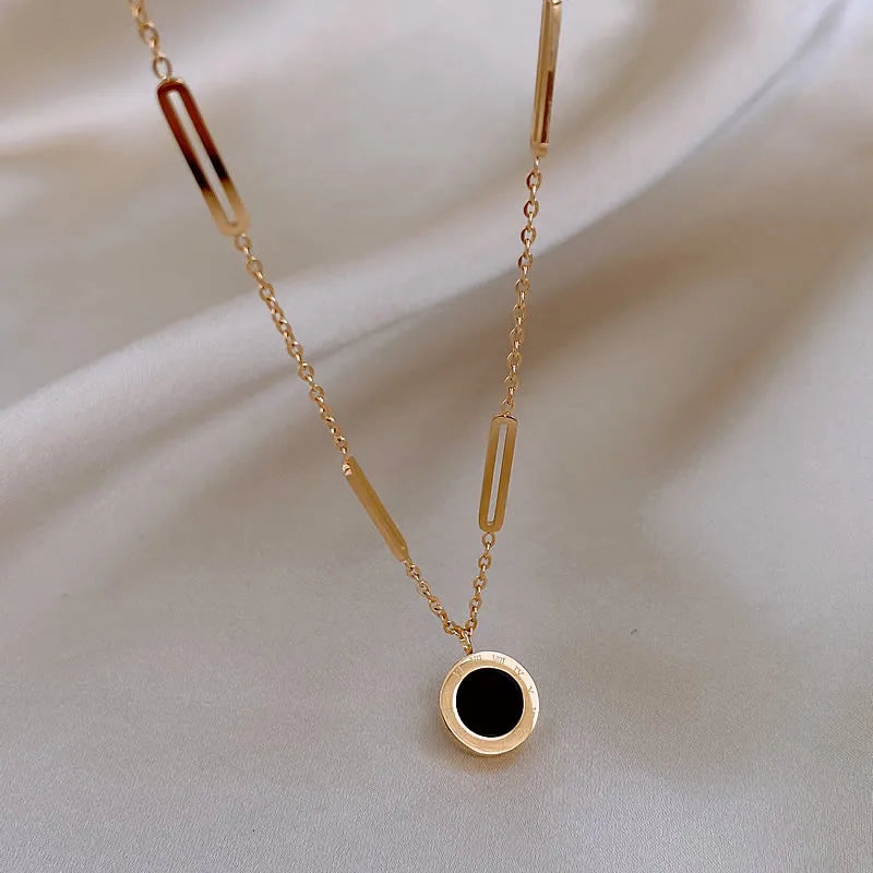 High Quality Stainless Steel Roman Pendant Necklace High Quality Stainless Steel Roman Pendant Necklace